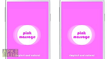Vibrator massage pink