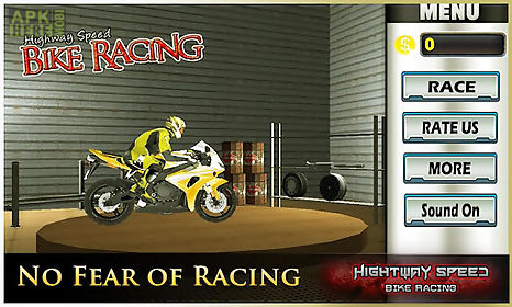 highway speed motorbike racing