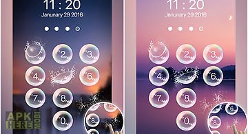 Lock screen - bubble