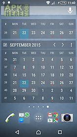 calendar widget month + agenda