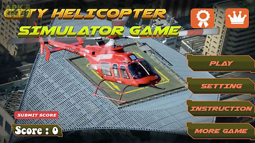city helicopter simulator game