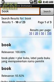 free english malay dictionary