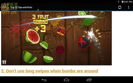 guide for fruits ninja