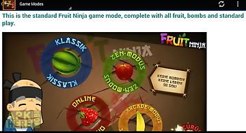 Guide for fruits ninja