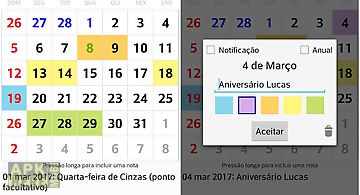 Brasil calendário 2017