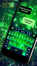grand galaxy go keyboard theme