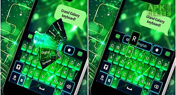 Grand galaxy go keyboard theme