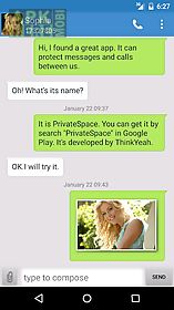 private sms & call - hide text