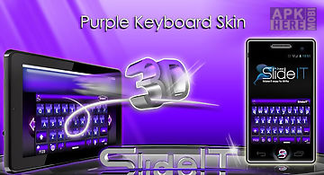 Slideit purple 3d skin