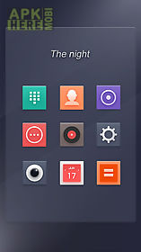 the night hola launcher theme