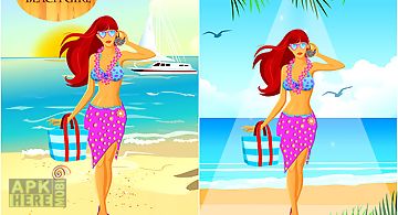 Dress up beach girl