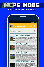 weapon mod for mcpe!