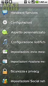 handcent sms italian language
