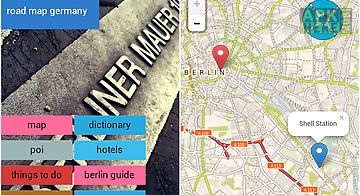 Germany offline road map guide