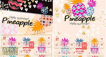 Pineapple kika keyboard theme