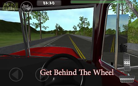 big red truck: 3d driving sim