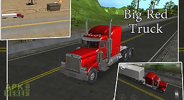 Big red truck: 3d driving sim