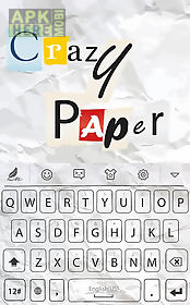 crazy paper for hitap keyboard