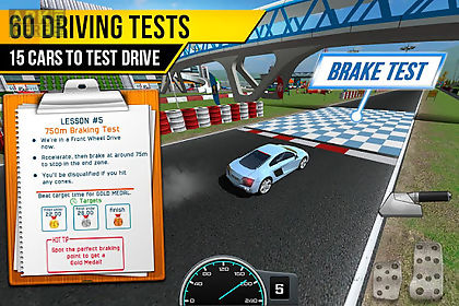 driving school test car racing