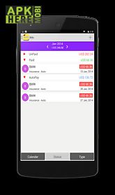 mybills lite - bills manager