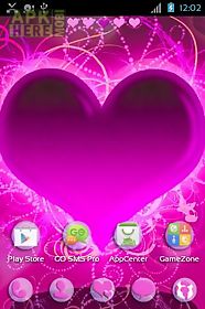 hearts themes for go launcher