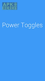 power toggles