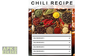 Chili recipe