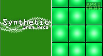 Synthetic drum pads