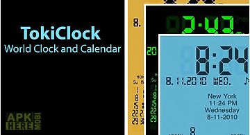 Tokiclock: world clock and calen..