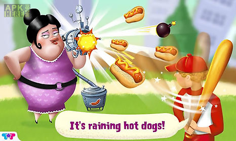 hot dog truck:lunch time rush!