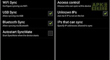 Syncmate for android