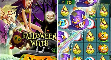 Halloween witch: fruit puzzle