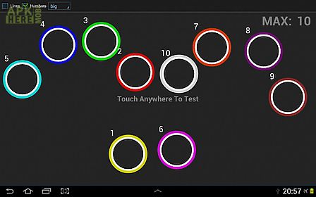 multi touch screen tester free