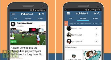 Publicfeed: nearby social news