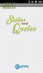 status and quotes