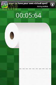 drag toilet paper