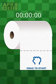 drag toilet paper