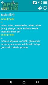 english turkish dictionary fr