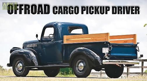 offroad cargo pickup driver