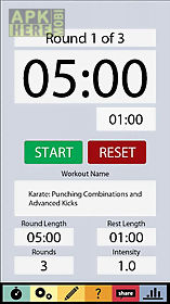 mma training and fitness timer