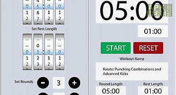 Mma training and fitness timer