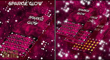 Sparkle glow keyboard