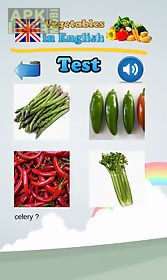 vegetables in english language