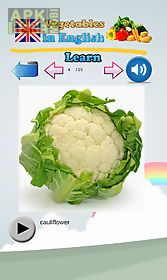 vegetables in english language