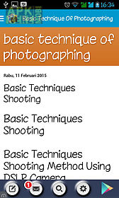 basic technique of photographing
