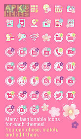 cute theme-flowers and circles