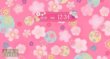 Cute theme-flowers and circles