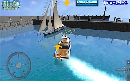 3d boat parking racing sim