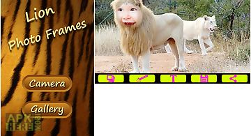 Lion photo frames