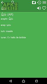 arabic turkish dictionary free